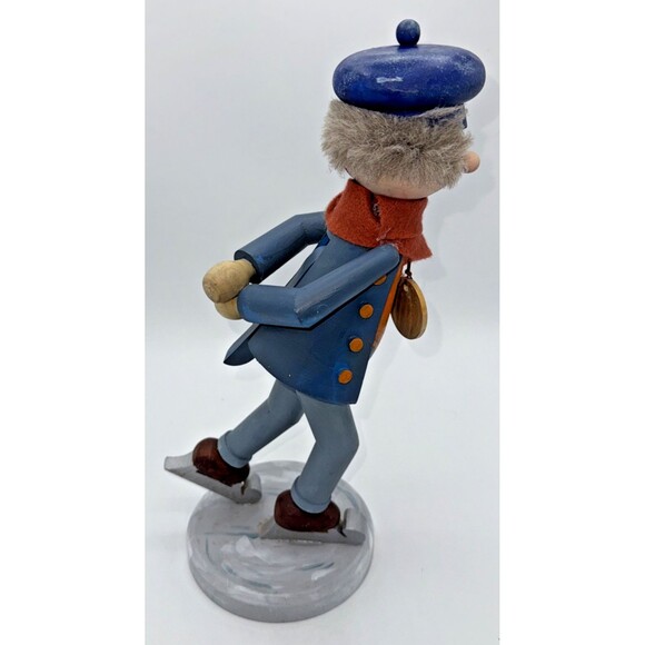 Vintage Heirloom Collection ZIMS Ice Skating Nutcracker (Approx. 14" Tall) 1999 - Picture 8 of 16